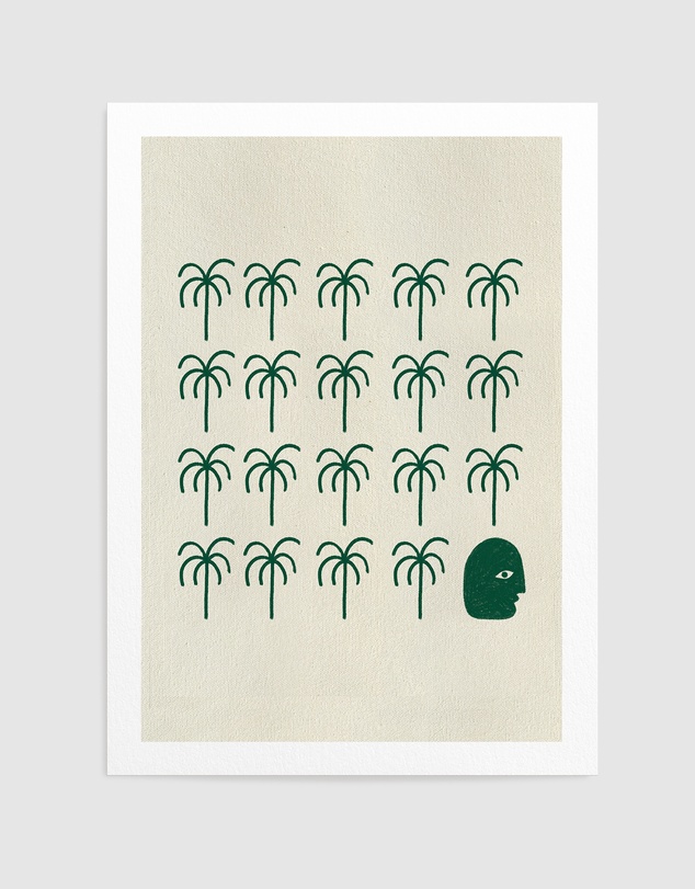 Olive et Oriel - Roots by Shatha Al Dafai Art Print