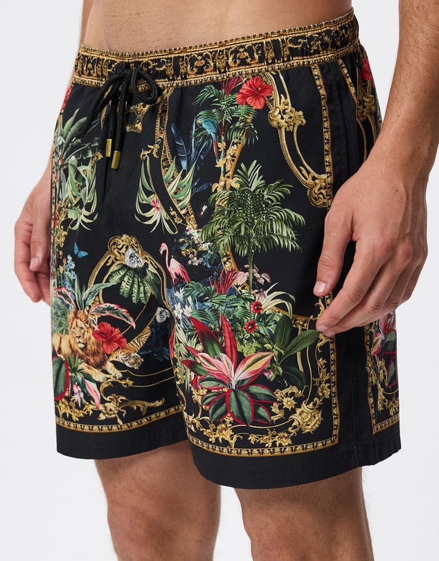 Camilla - Mid Length Boardshorts With Elastic Waist