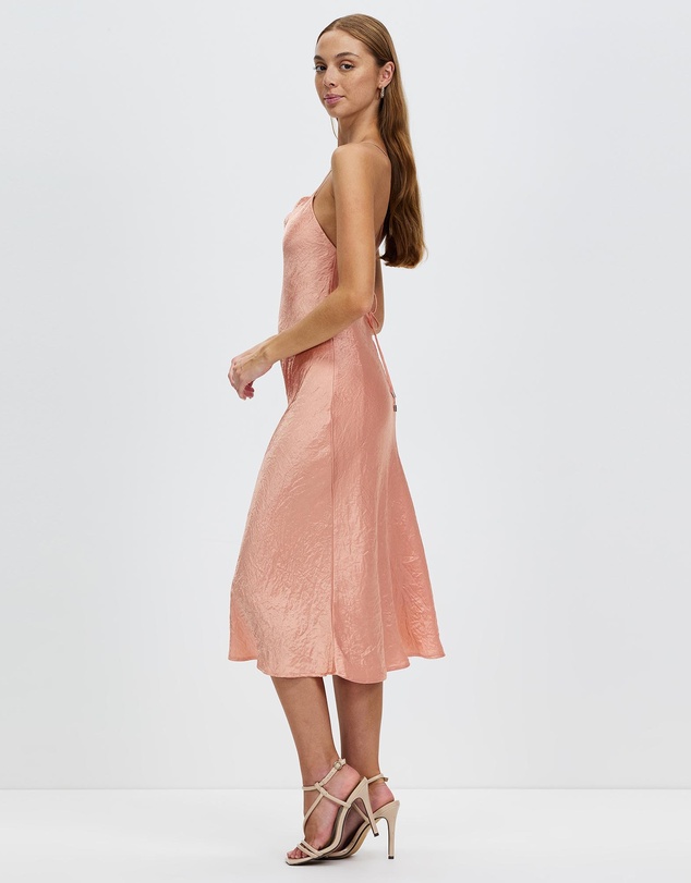 Third Form - Crush Bias Cowl Slip Dress