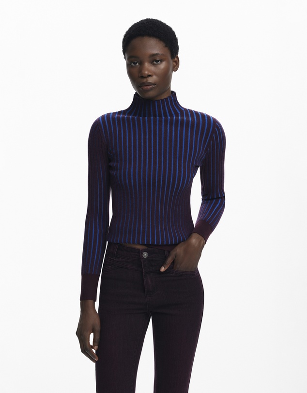 Desigual - Burgundy flare jeans