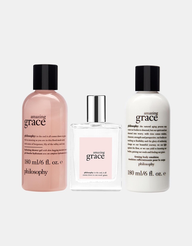 Philosophy - Philosophy Amazing Grace 3 Pce Set - 60ml 180ml Sg 180ml Bl
