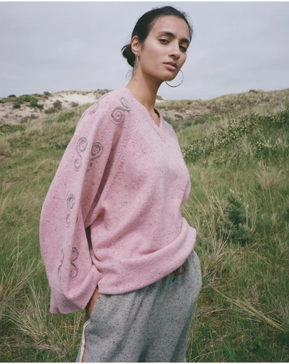 KINGA CSILLA - Speckle Liric Chunky Knit Jumper