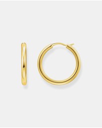 THOMAS SABO - Classic hoop earrings in wider shape