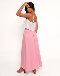 Petal & Pup - Simone Skirt Set - White Pink
