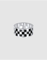 Kuzzoi - ICONIC EXCLUSIVE - Ring Male Silver 925 Sterling Silver Enamel
