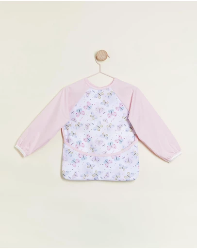 itti bitti - Sleeved Bib Smocks - Butterfly
