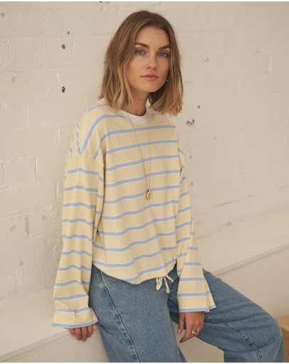 Ceres Life - Beau Tie Slouchy Tee