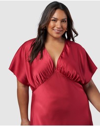 Pink Dusk by Curve Project - Want It All Maxi Dress