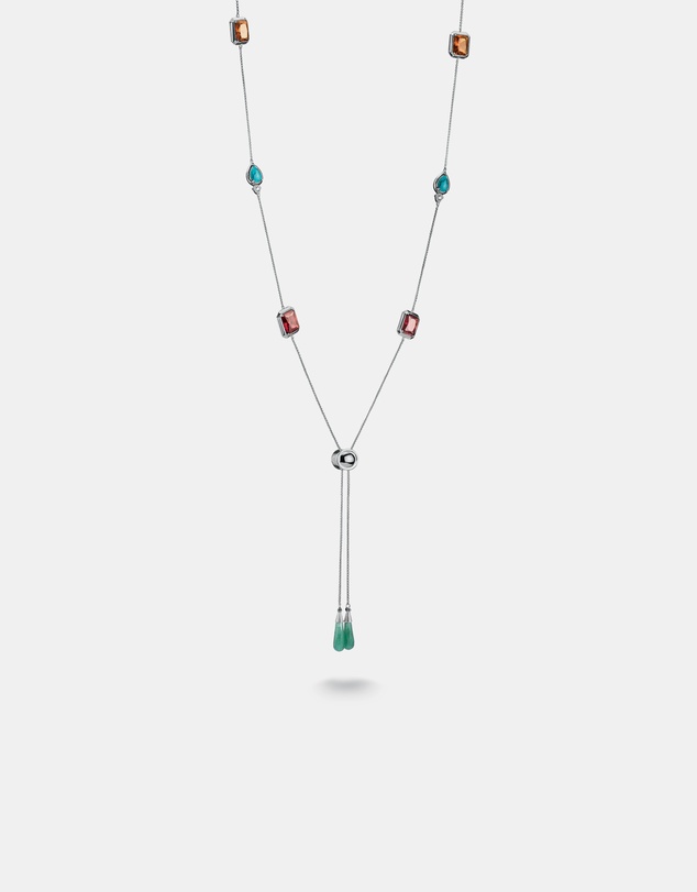 THOMAS SABO - THOMAS SABO Elyndra Necklace with Multi-coloured Stones