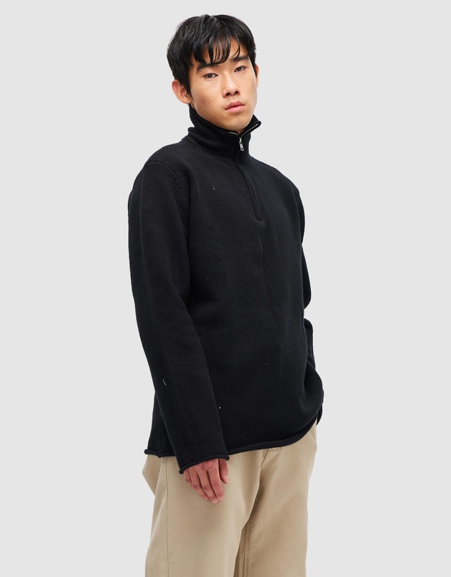 Neuw - Brushed 3/4 Zip Knit Jumper