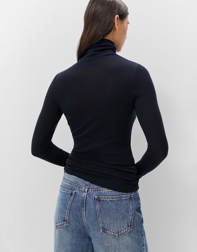 UNISON - Merino High Neck Top