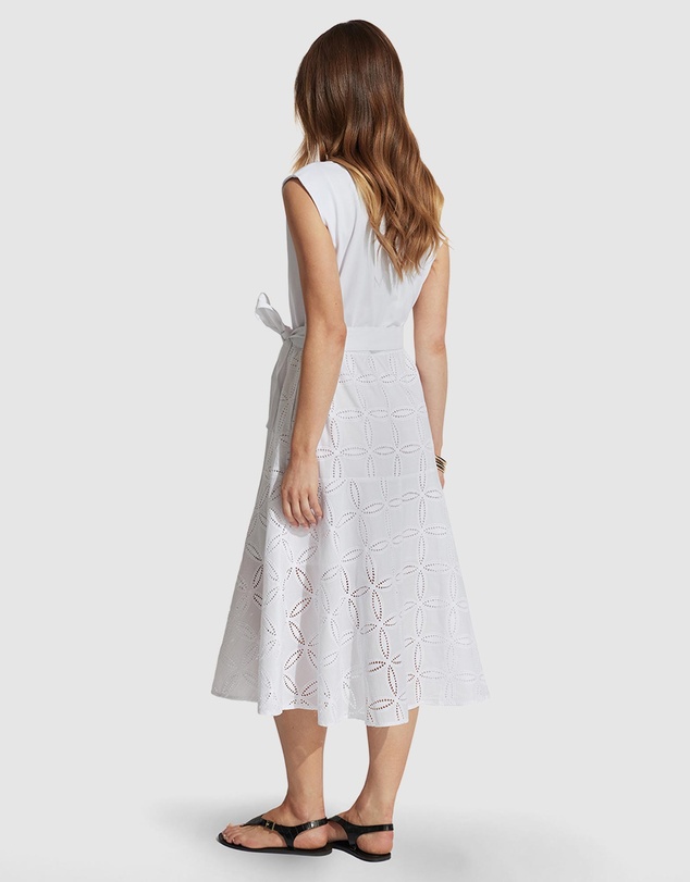 Decjuba - Eden Broderie Midi Dress