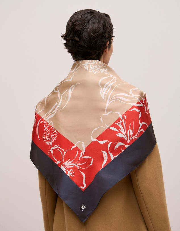 Trenery - Iluna Silk Scarf in Marshmallow