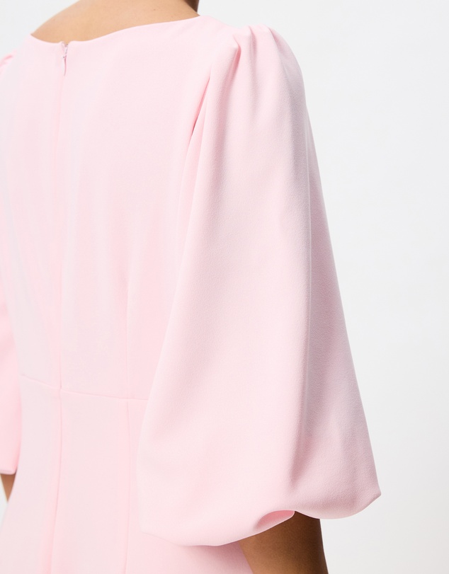 Tussah - Rosalie Square Neck Puff Sleeve Midi Dress