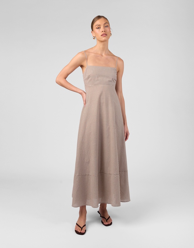 MVN - Gingham Maxi Dress