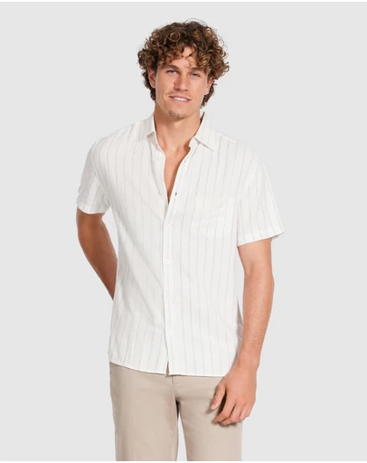 Tarocash - Artis Linen Stripe Shirt