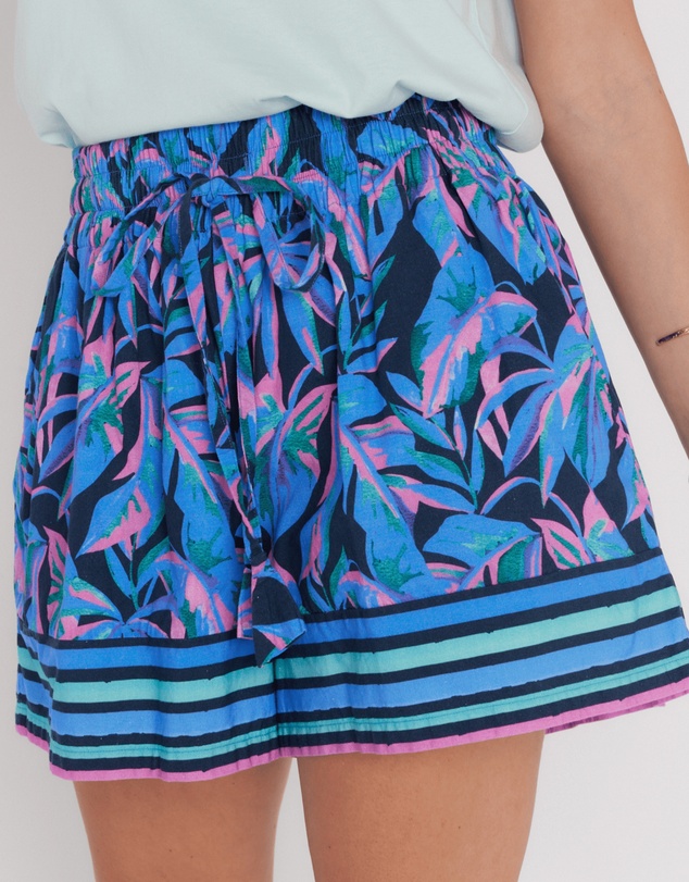 ALEXANDRA - Trene Shorts Navy Floral Print