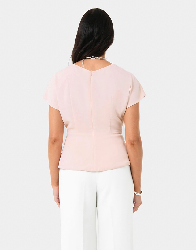 Forcast - Bonnie Gathered Peplum Top