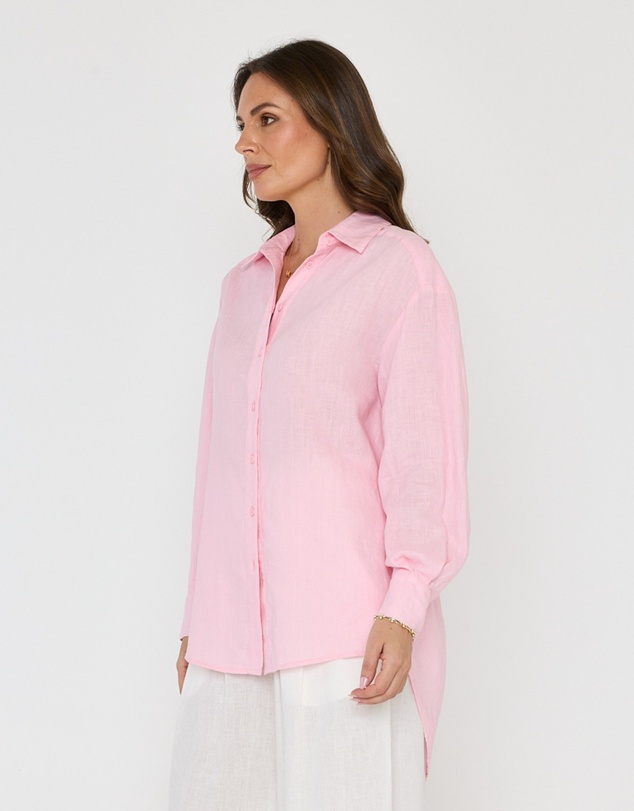 ALEXANDRA - Dune Shirt Light Pink