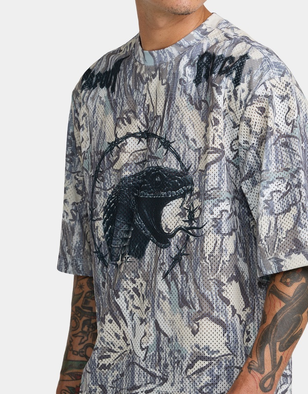 RVCA - Mens Tapout Mesh Jersey T-Shirt