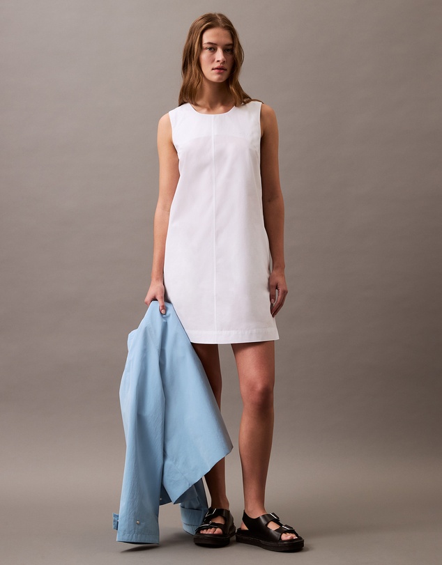 Calvin Klein Jeans - Cotton Poplin Sleeveless Mini Dress