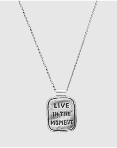 Haze & Glory - ICONIC EXCLUSIVE - Moment Necklace in Oxidised 925 Silver