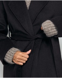 AERE - Chloe Double Faced Wool Blend Coat