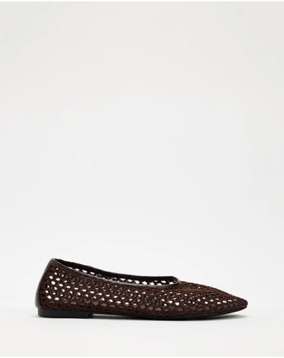AERE - Mesh Ballet Flats