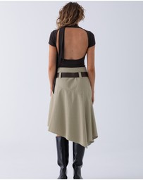 Style Addict - Ayla Scarf Wrap Top