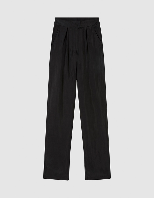 FRIEND of AUDREY - Perle 100% Cupro Straight Trouser