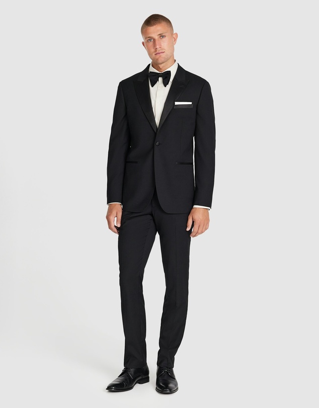 Tarocash - Titan Wool Tuxedo Jacket
