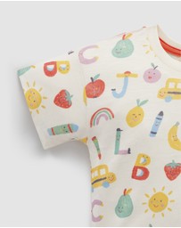 Purebaby - Alphabet Relaxed Tee -Kids-Babies