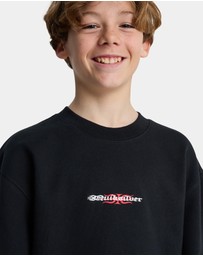 Quiksilver - Boys 8 to 16 Mercury Trident Crew Neck
