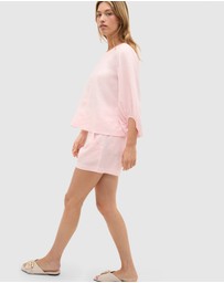Seed Heritage - Core Linen Waisted Short