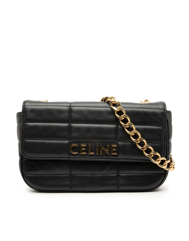 Pre-Loved by Azura Reborn - Pre-Loved Matelasse Goatskin Monochrome Chain Shoulder Bag