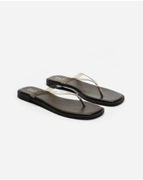 Dazie - Ruby Clear Thongs