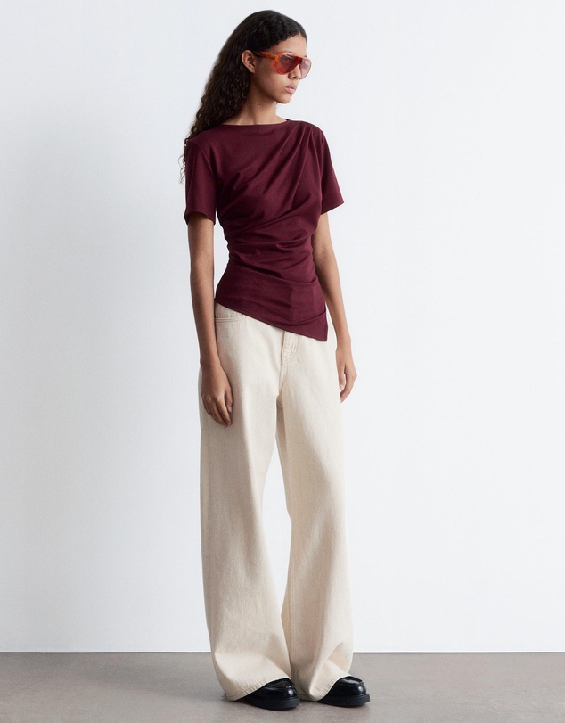 & Other Stories - Draped Asymmetric T-Shirt
