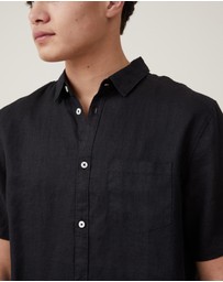 Cotton On - Linen Short Sleeve Shirt