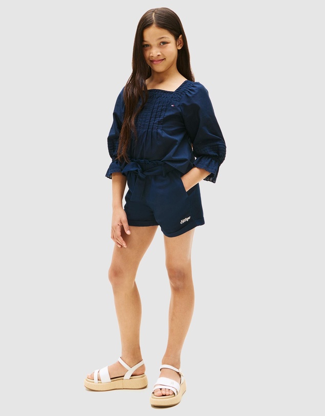 Tommy Hilfiger - Linen Blend Shorts - Teens
