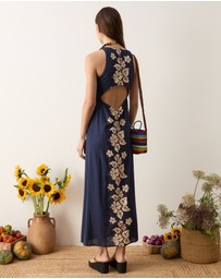 BOTEH - Palmetto Column Maxi Dress