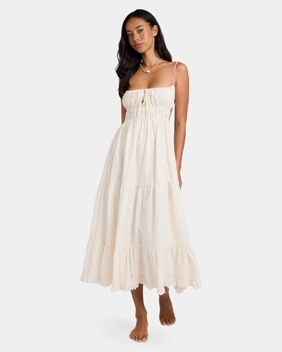 Billabong - Womens Simply Sweet Broderie Maxi Dress