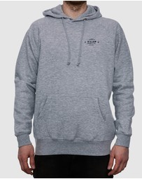 Killer Speed Co. - Killer Speed Co. Men Lockup Hoodie Sweater Regular Fit Heather/Grey