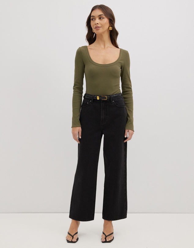 Dazie - Street Style Straight Leg Denim Jeans