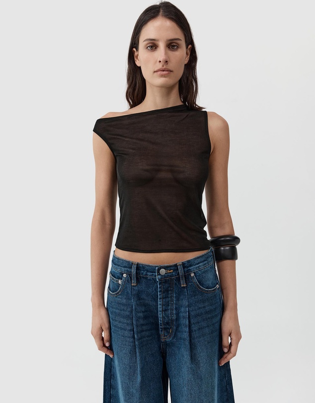 St. Agni - Fine Jersey Asymm Top