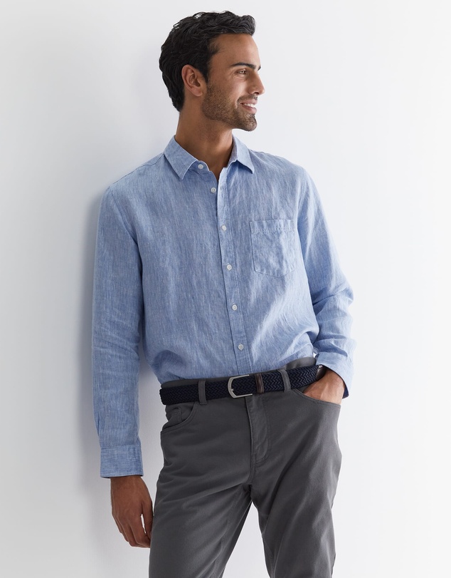 Sportscraft - Long Sleeve Linen Shirt