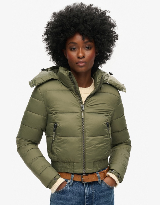 Superdry - Crop Hooded Fuji