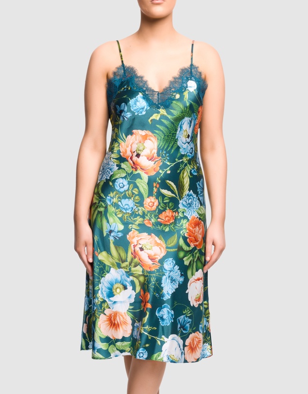Sainted Sisters - Scarlett Silk Long Chemise