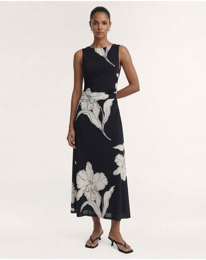 Black & Cream Floral