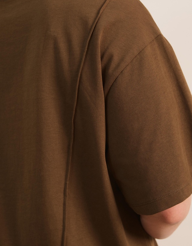 Atmos&Here Curvy - SS Cotton Boxy T-Shirt