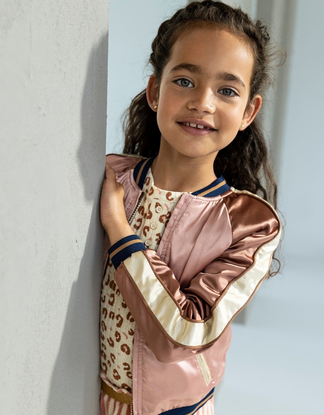 Like FLO - Fancy Leopard Combi Dress with Terry Skirt - Kids-Teens